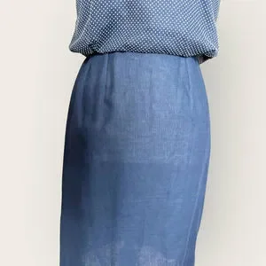 Jack Squire Dresses Vintage 5s 60s Jack Squire Navy Polka Dot